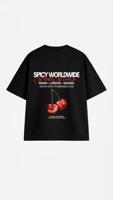 CHERRYVERSE TEE NEGRO