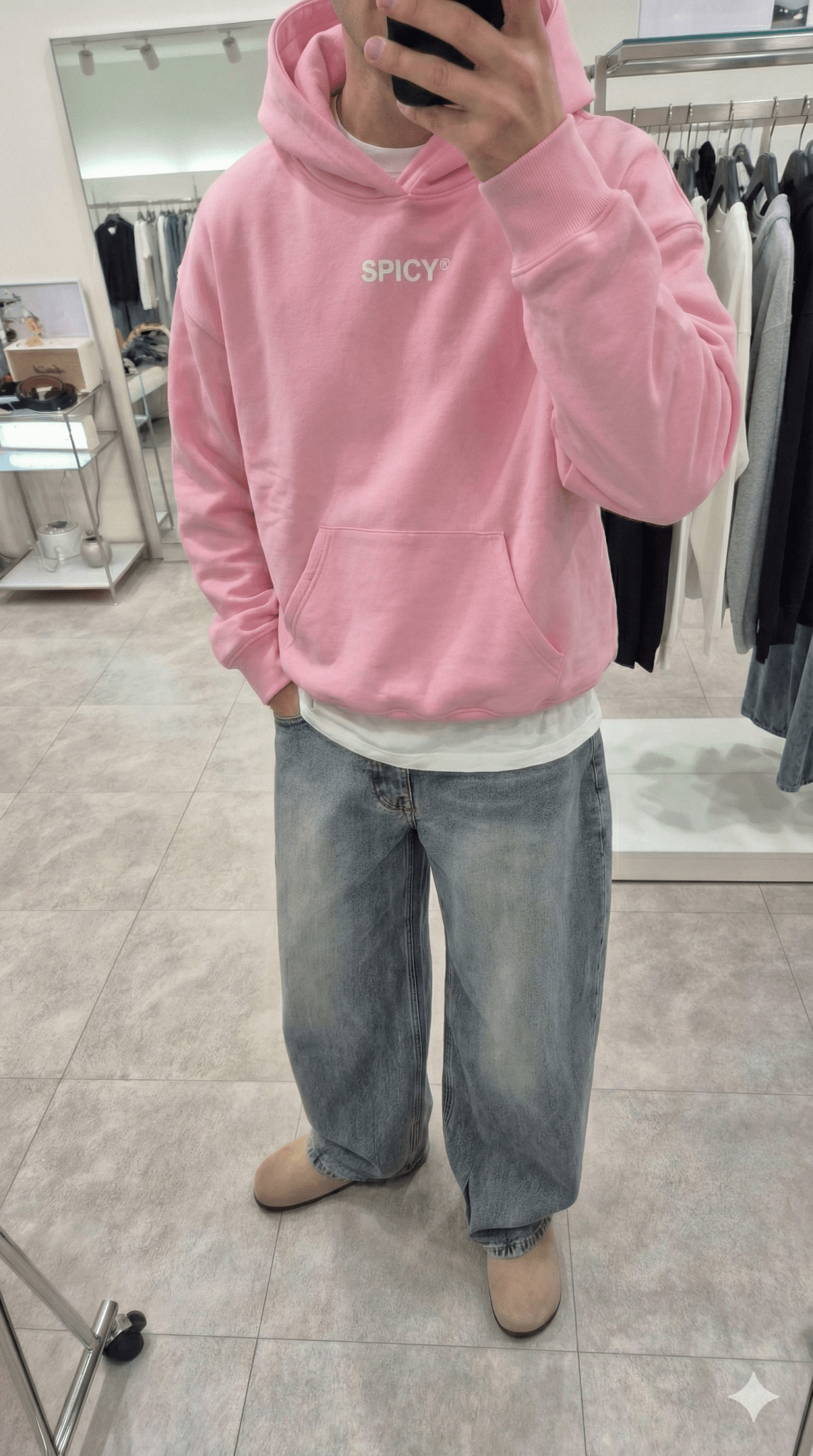 CIGARRETTE HOODIE ROSA - Spicy
