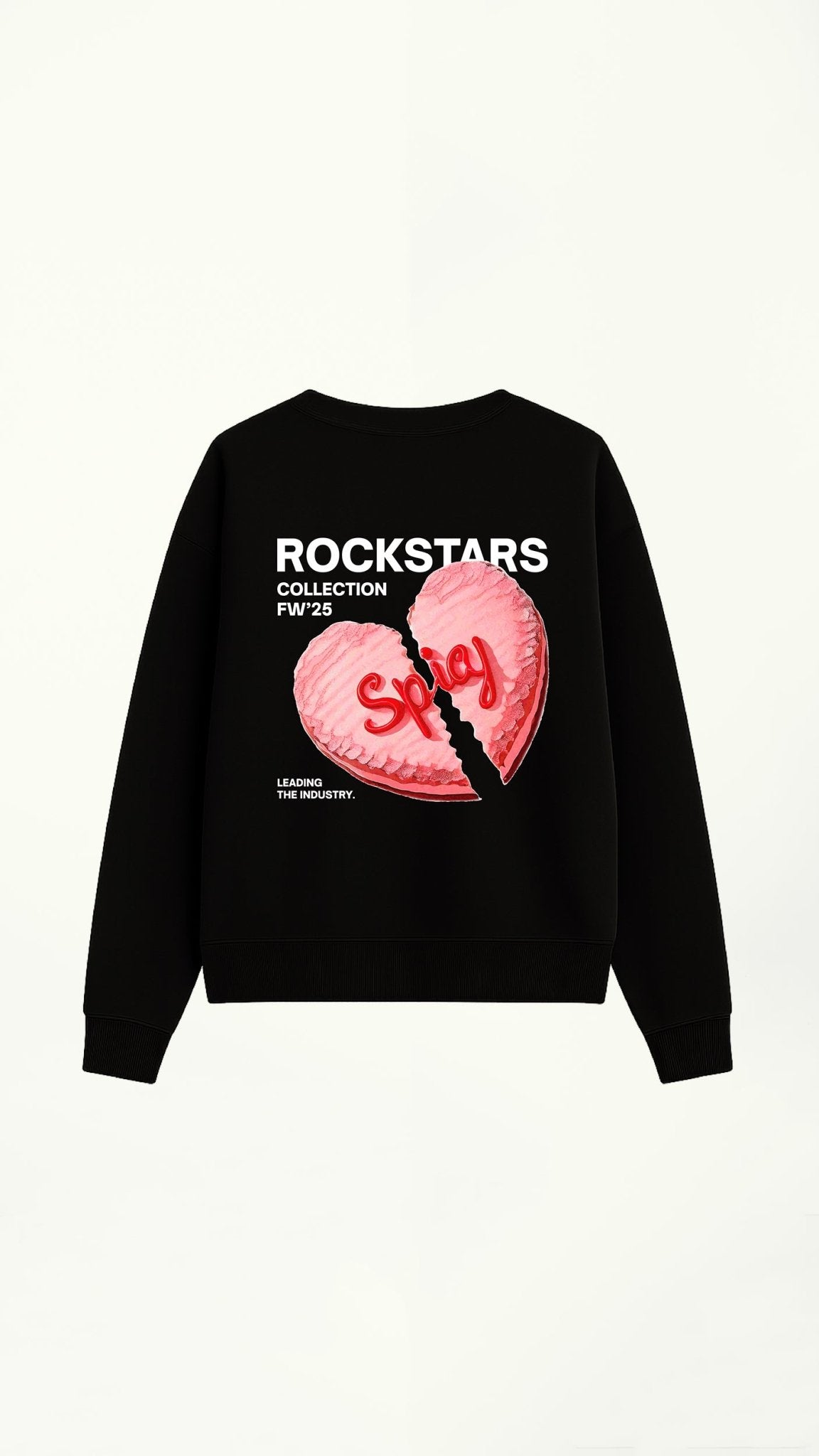 CORA ROTO CREWNECK NEGRO - Spicy
