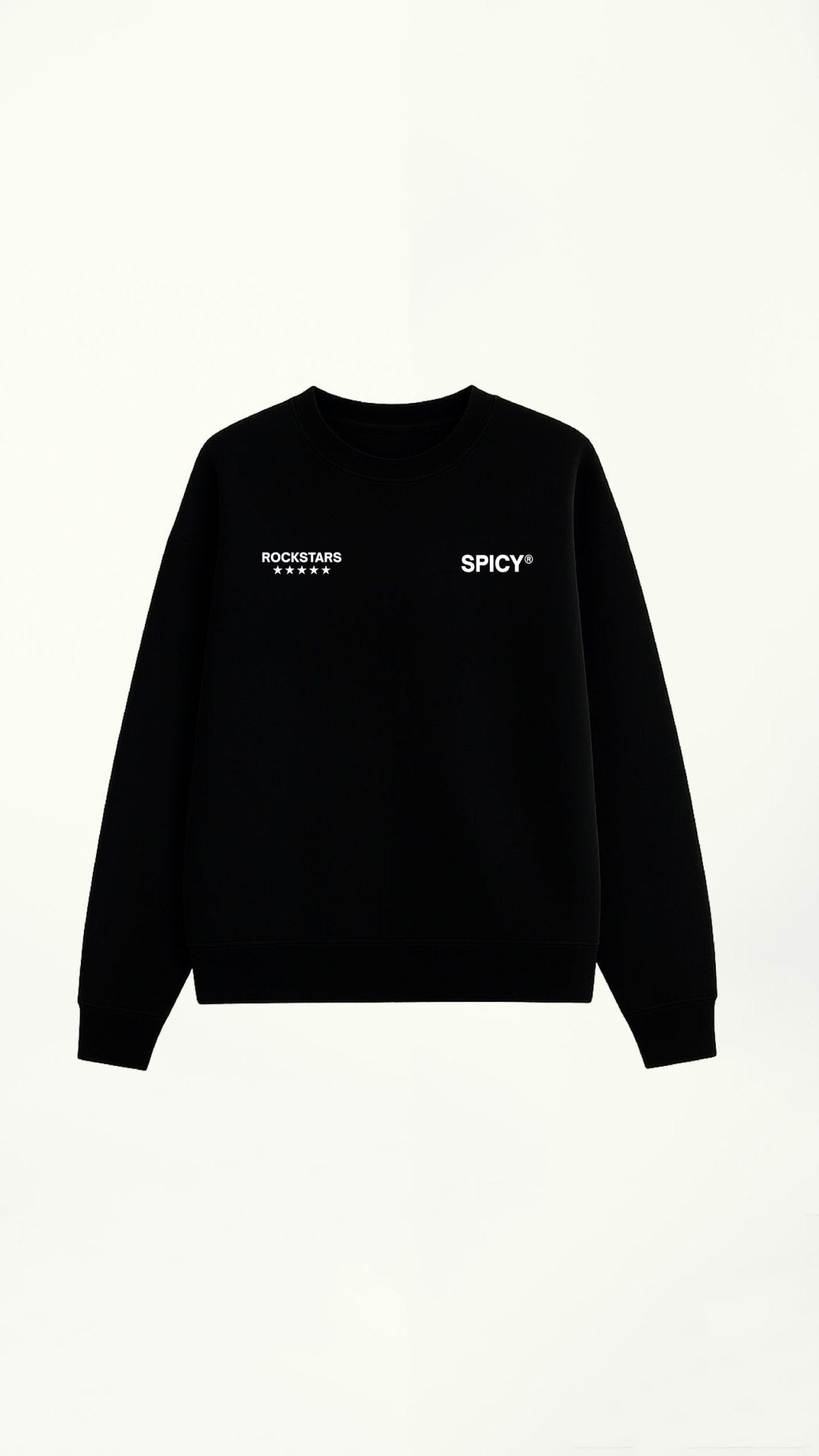 CORA ROTO CREWNECK NEGRO - Spicy