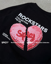 CORA ROTO CREWNECK NEGRO - Spicy