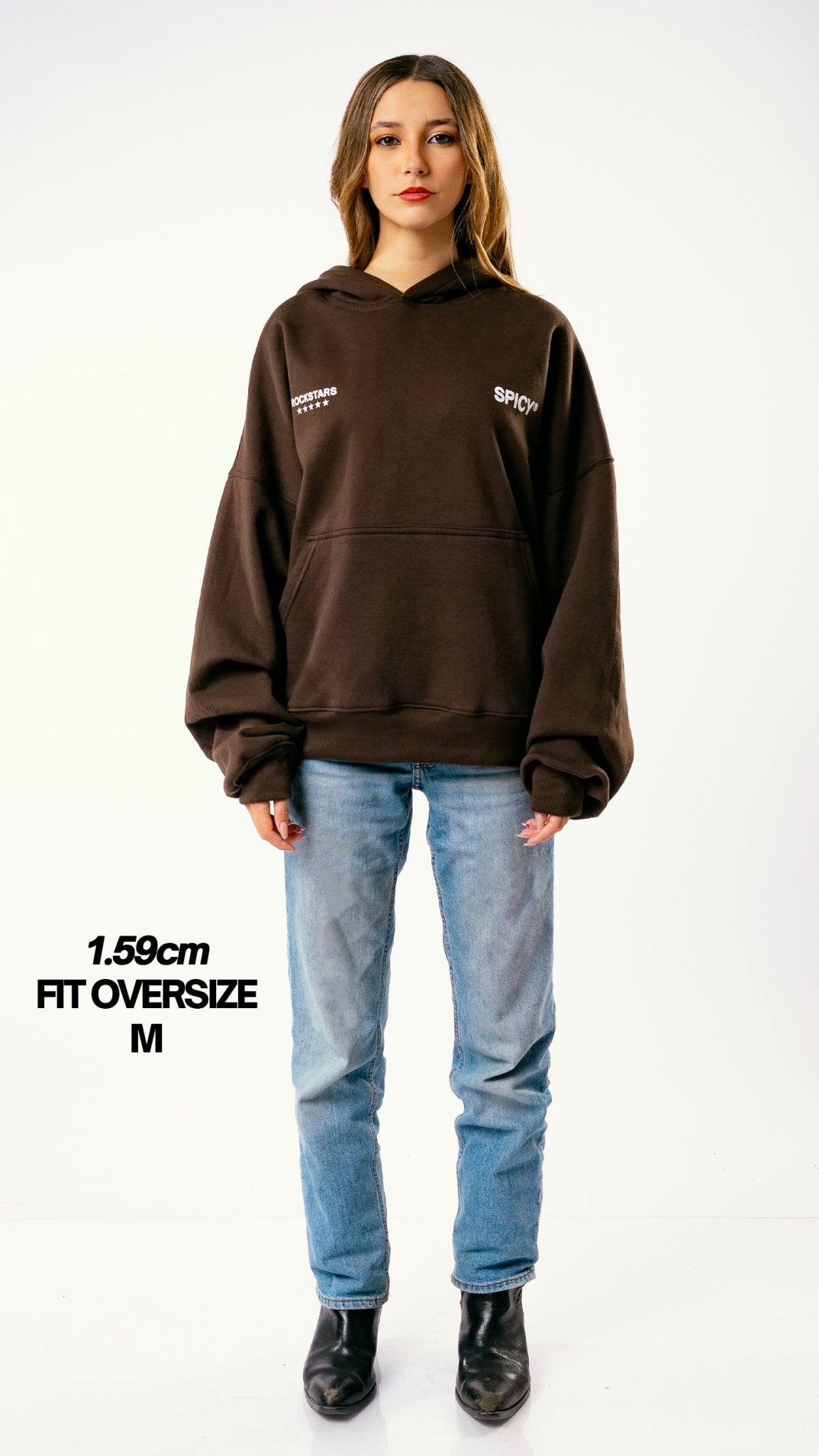CORA ROTO HOODIE CAFÉ - Spicy