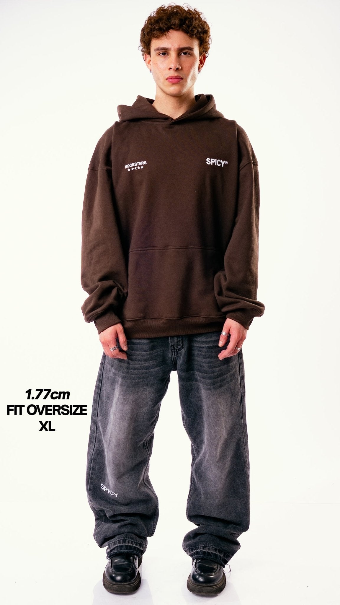 CORA ROTO HOODIE CAFÉ - Spicy