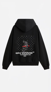 DOBERMAN HOODIE NEGRO - Spicy