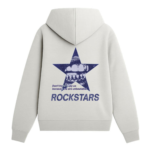 BLUE STAR HOODIE GRIS MELANGE