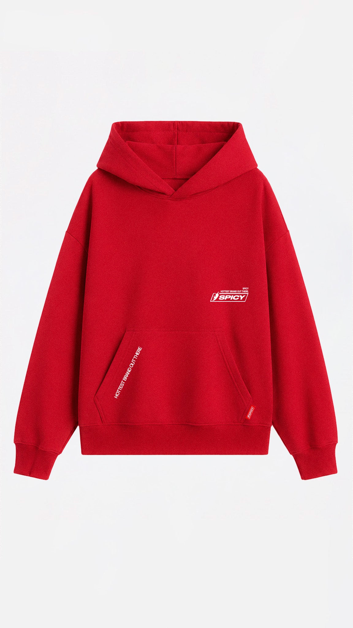 CAMO ACID HOODIE ROJO