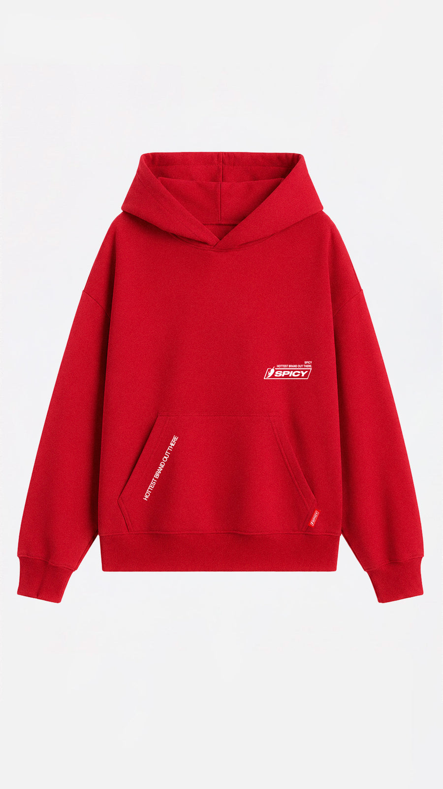 CAMO ACID HOODIE ROJO