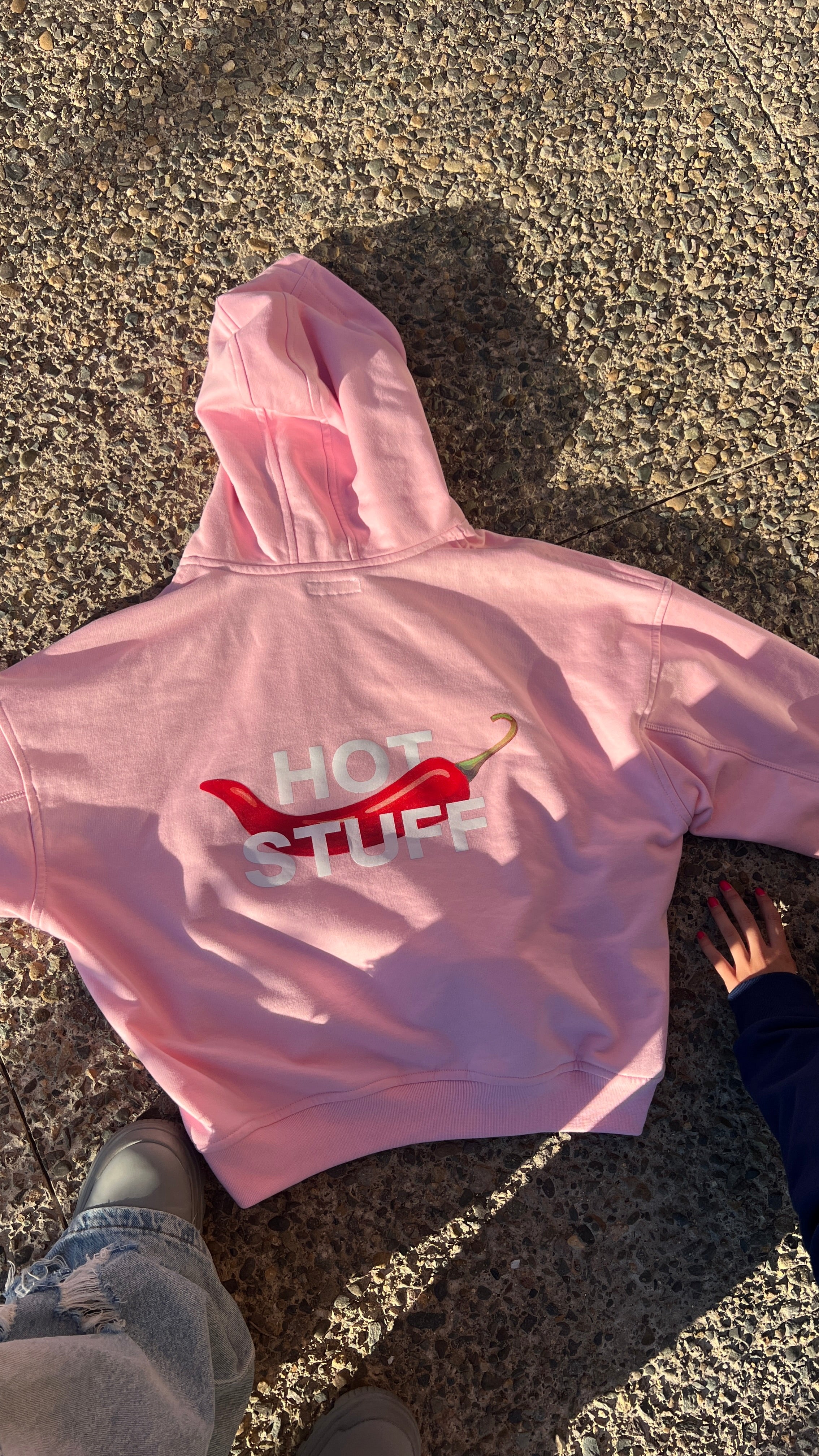 HOT STUFF HOODIE ROSA