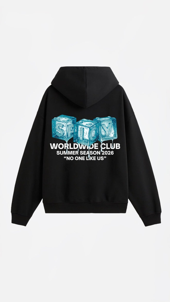 HOT ICE HOODIE NEGRO - Spicy
