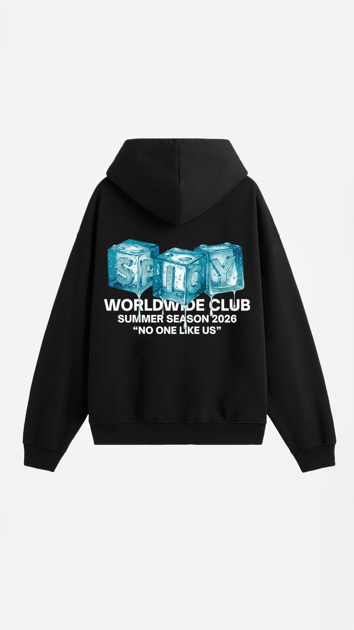 Pack Uniforme Hot Ice - hoodie Hot Ice negro mas polera Registered