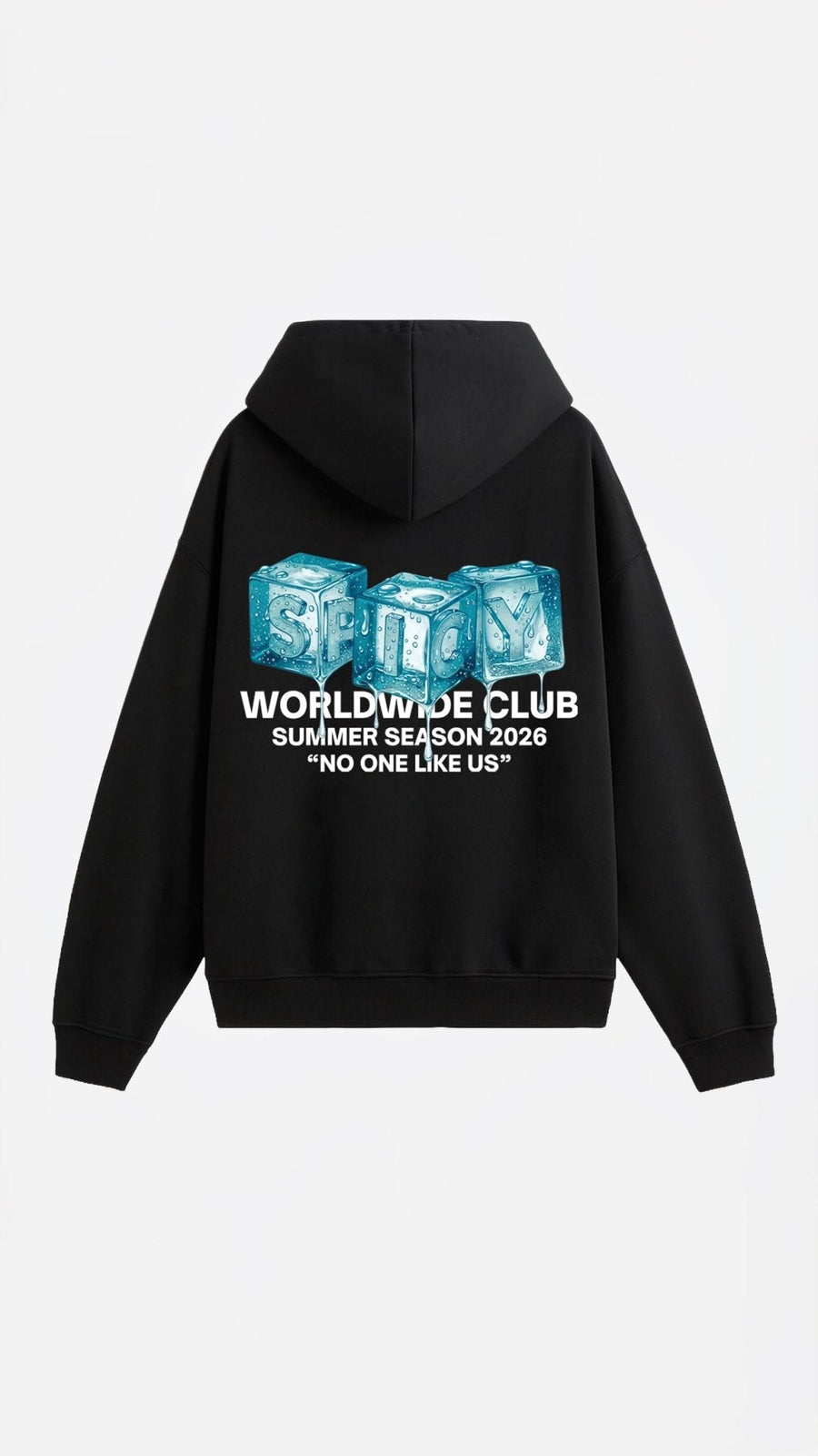 Pack Uniforme Hot Ice - hoodie Hot Ice negro mas polera Registered