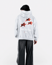 HOT STARS HOODIE GRIS - Spicy