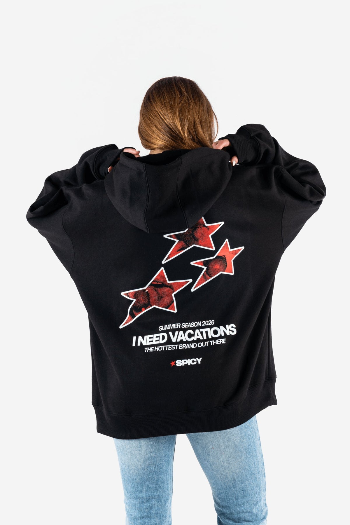 HOT STARS HOODIE - Spicy