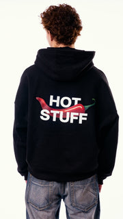 HOT STUFF HOODIE NEGRO - Spicy