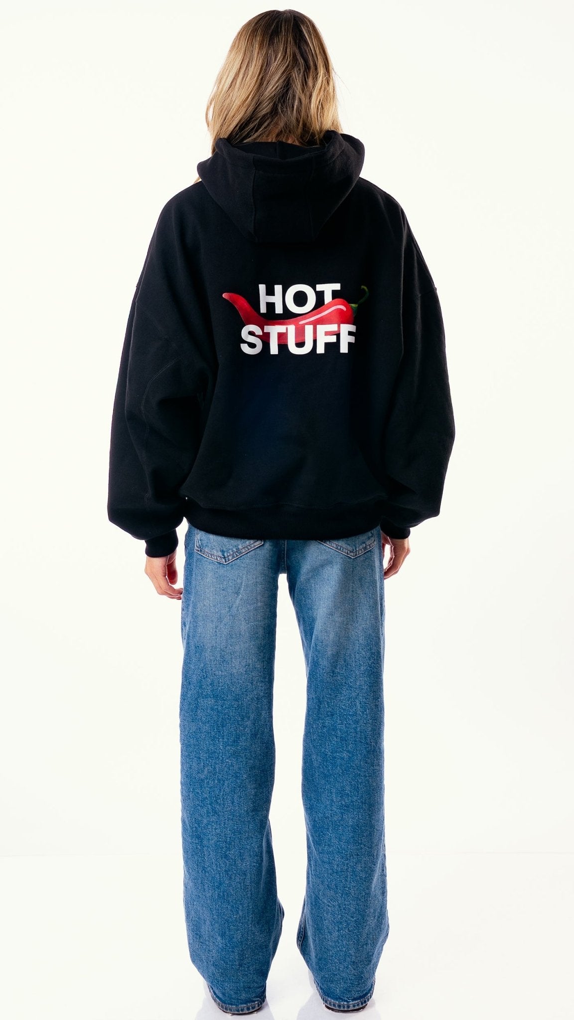 HOT STUFF HOODIE NEGRO – Spicy