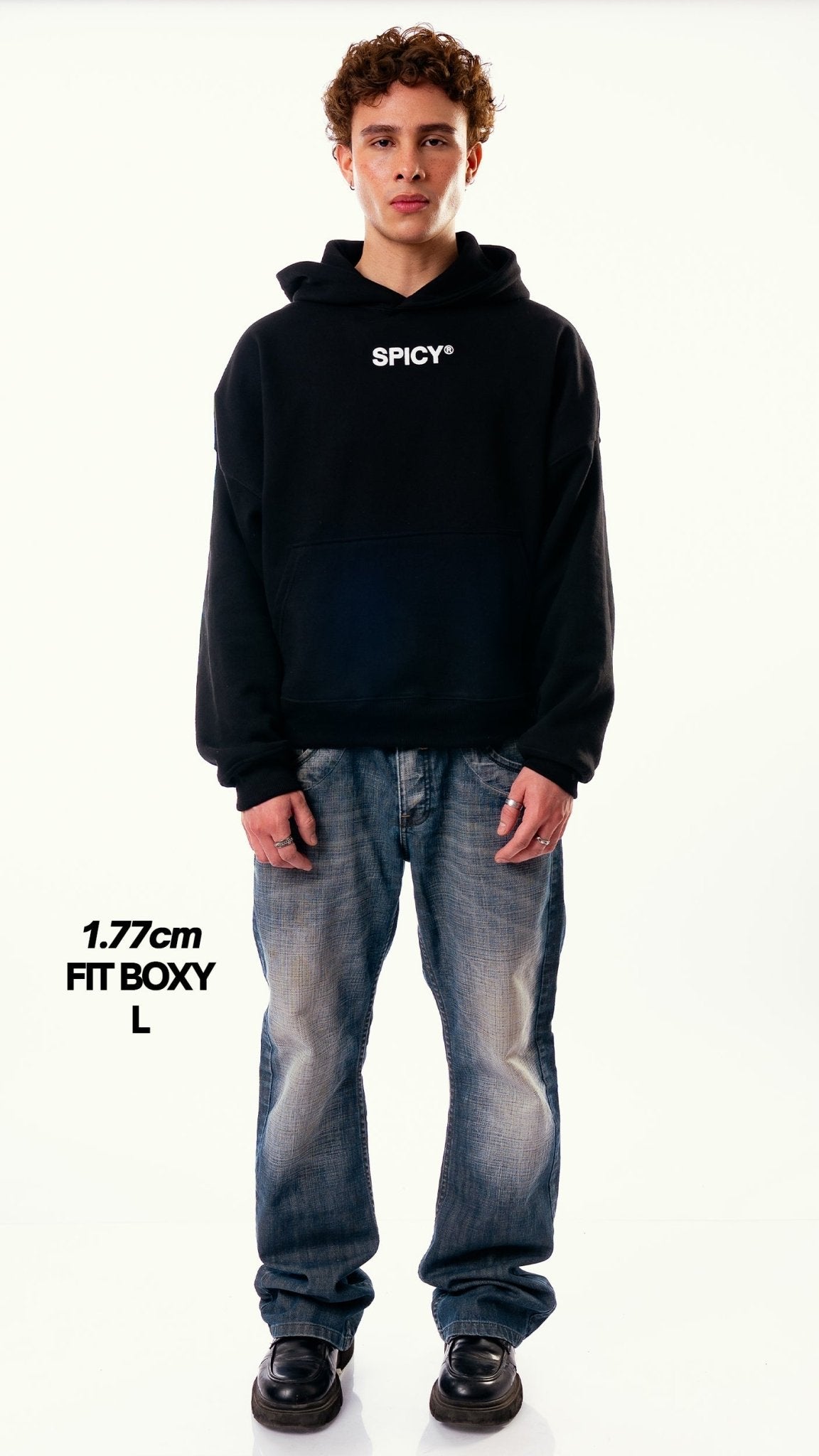HOT STUFF HOODIE NEGRO - Spicy