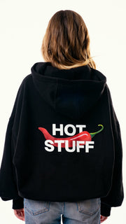 HOT STUFF HOODIE NEGRO - Spicy
