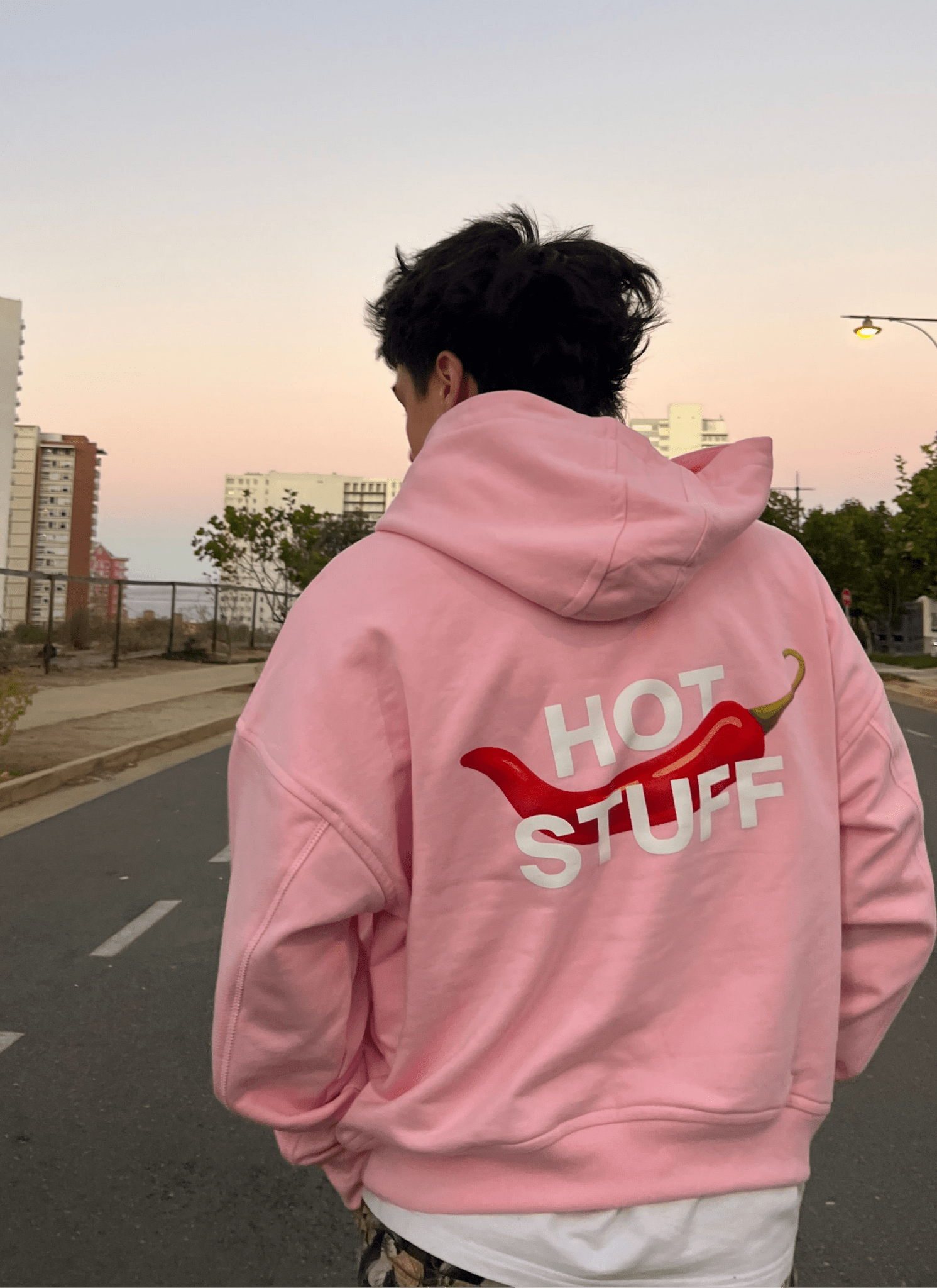 HOT STUFF HOODIE ROSA - Spicy