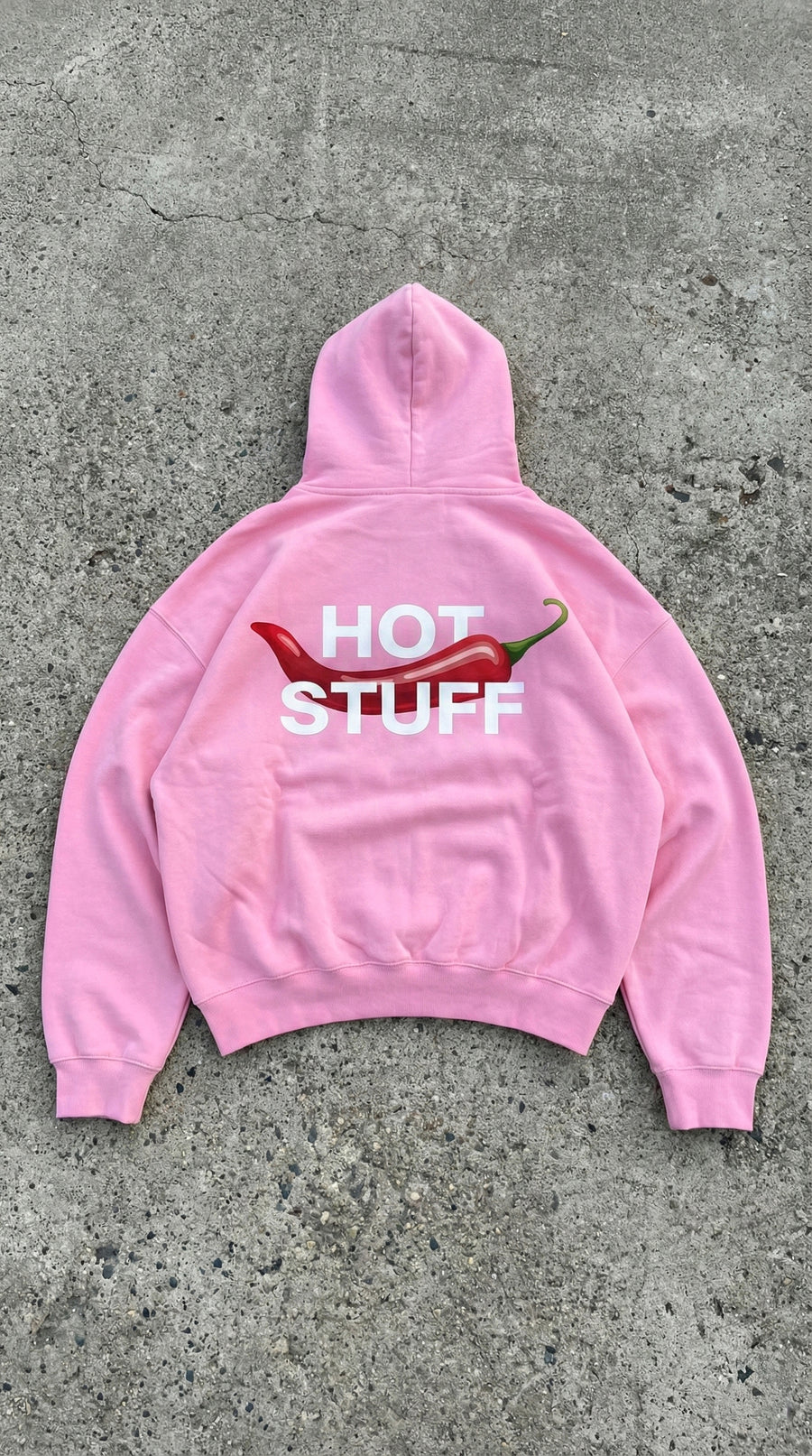 HOT STUFF HOODIE ROSA