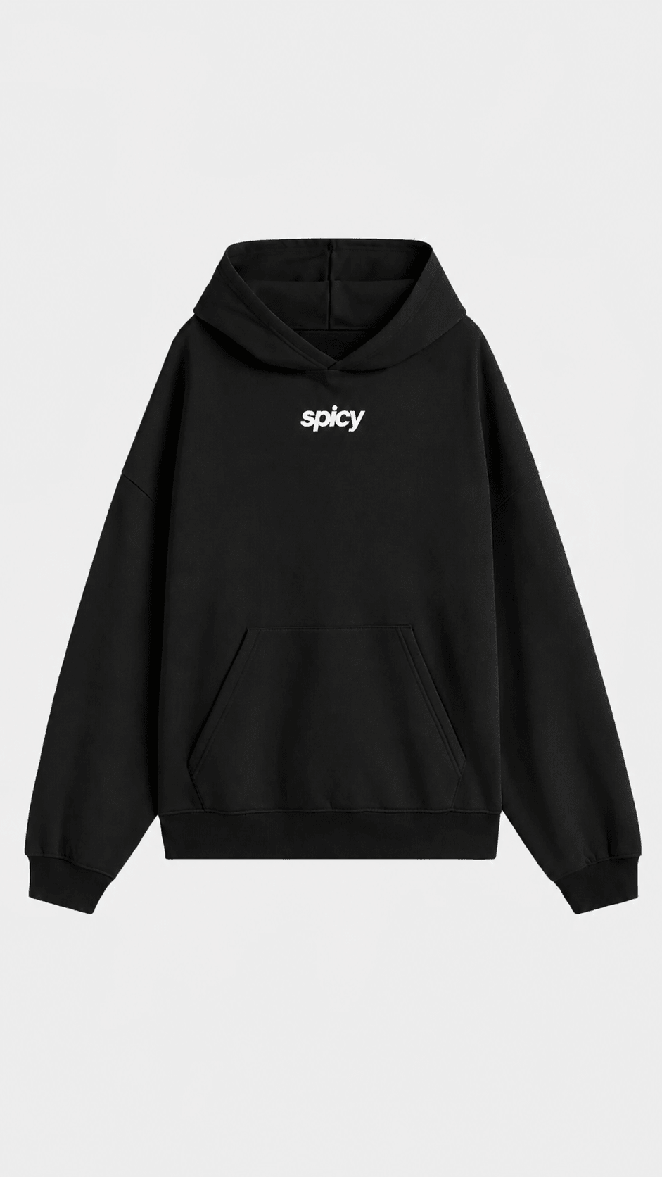 HOTTEST HOODIE NEGRO - Spicy