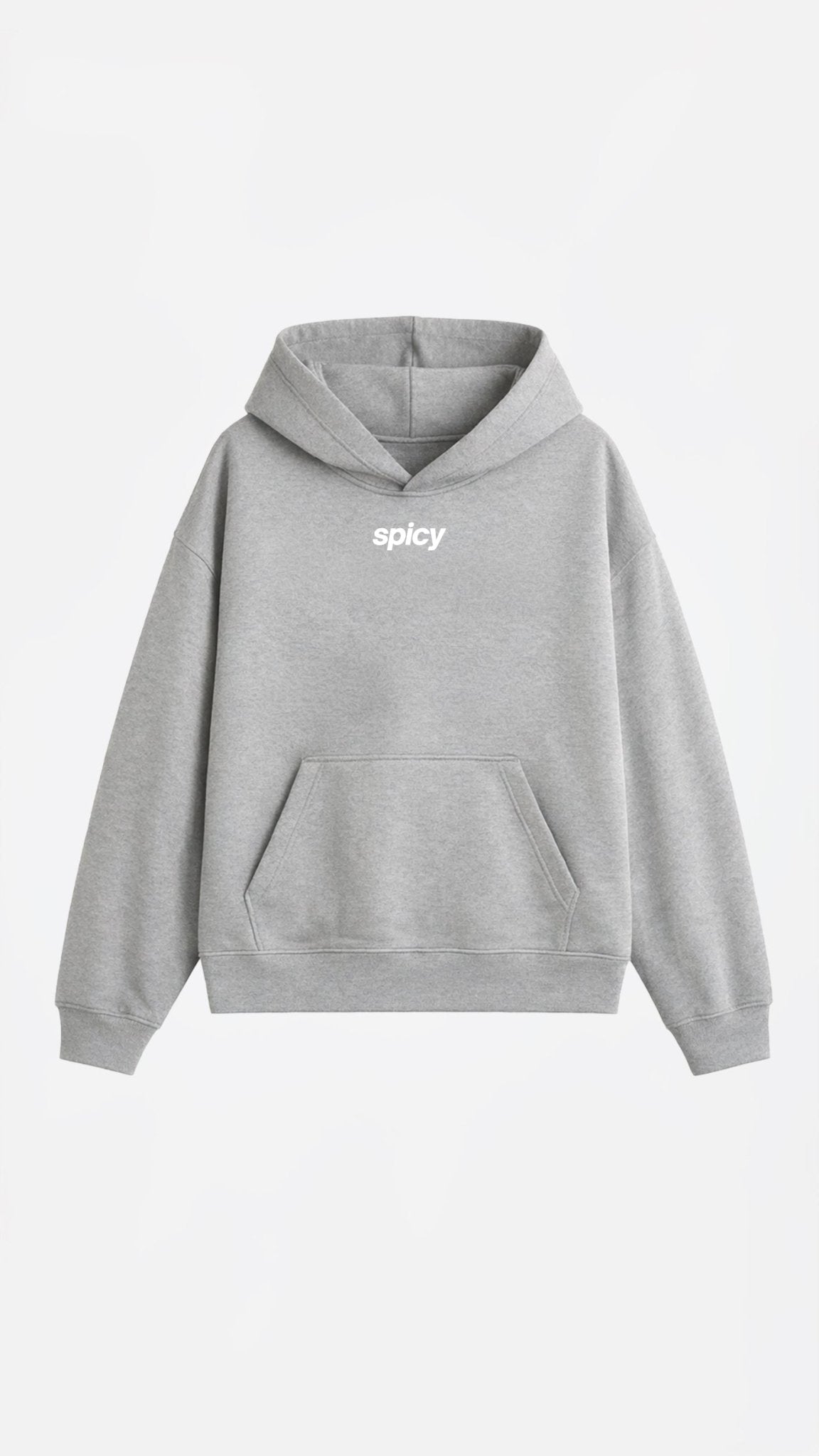 ICE CREAM HOODIE GRIS MELANGE - Spicy