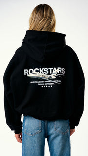 JET HOODIE NEGRO - Spicy