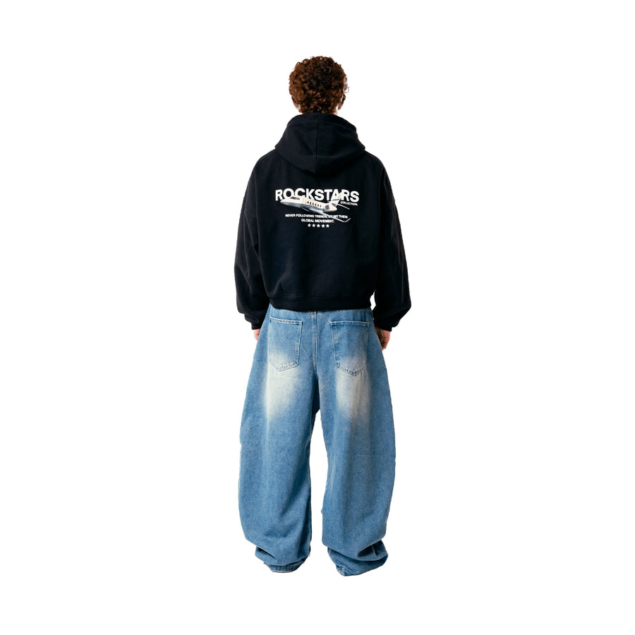 JET HOODIE NEGRO - Spicy