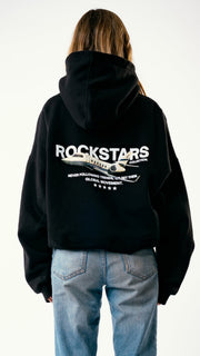 JET HOODIE NEGRO - Spicy