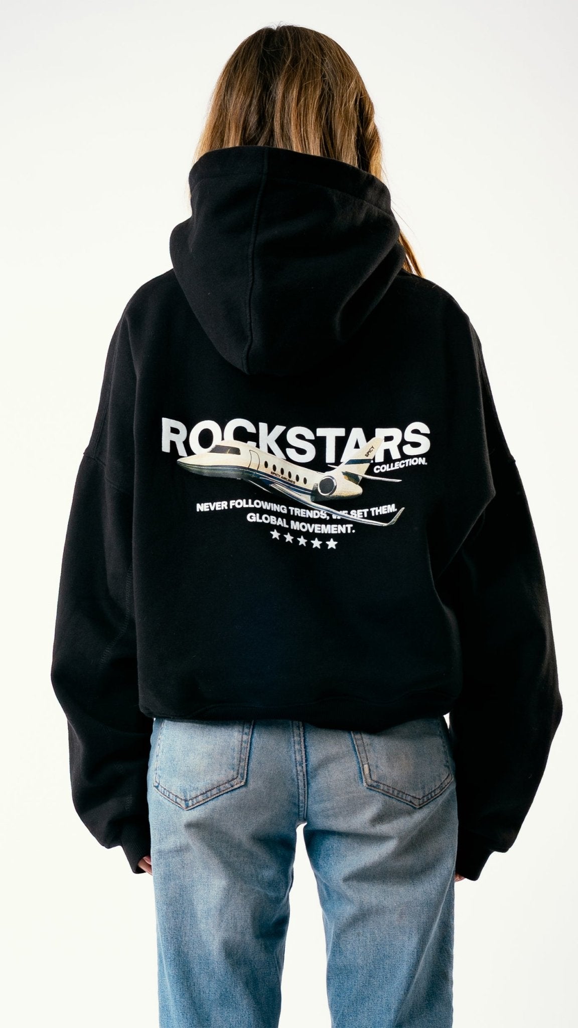JET HOODIE NEGRO - Spicy