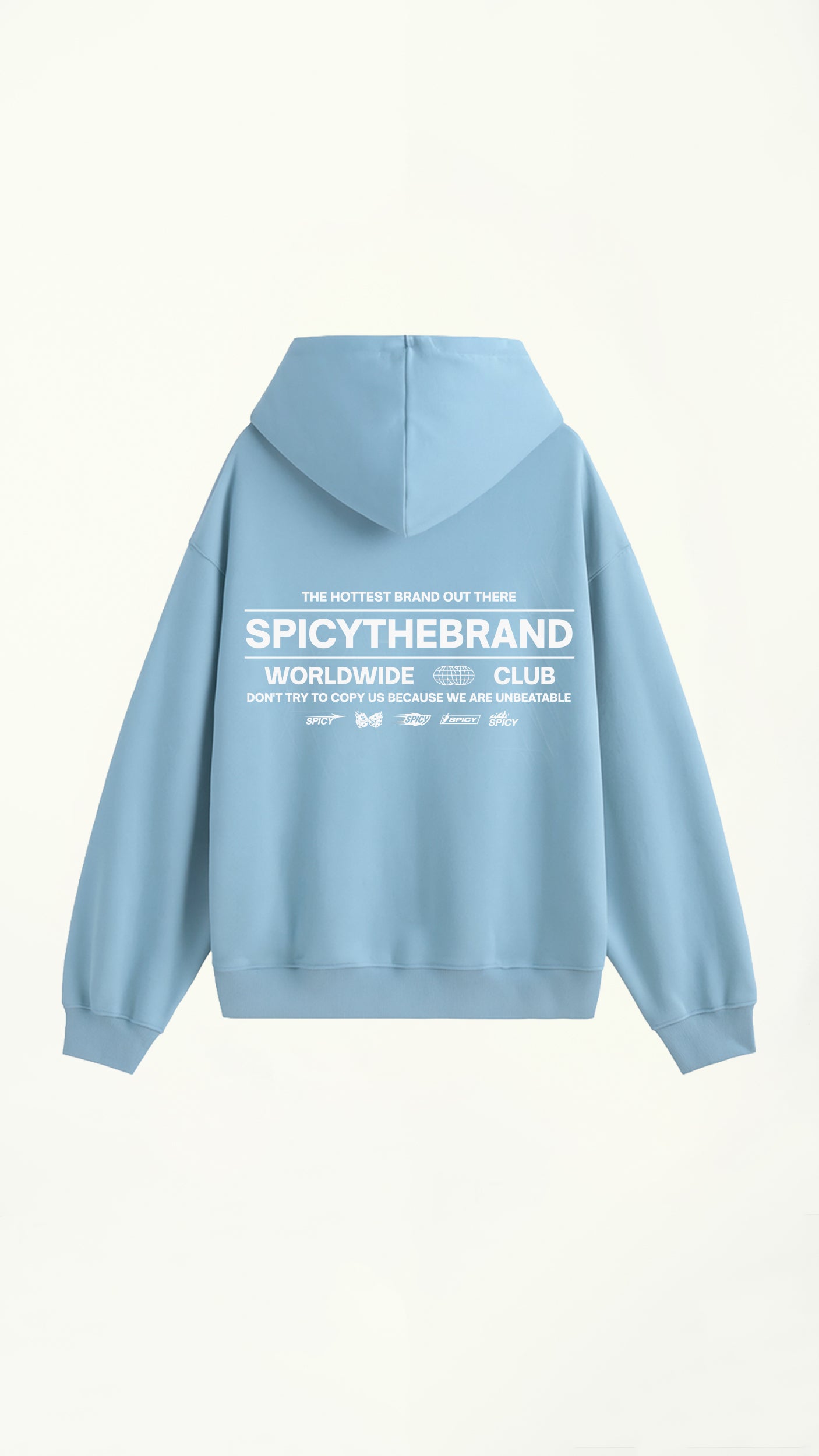 SEX IN THE SKY HOODIE BABY BLUE