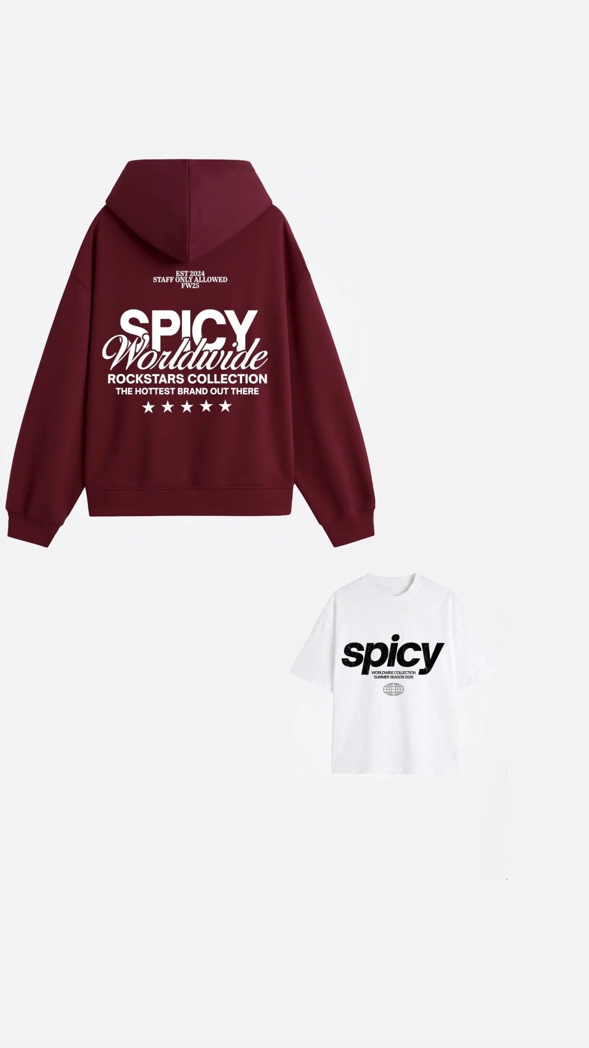 Pack Uniforme Worldwide: hoodie WORLDWIDE BURDEO mas polera WORLDWIDE