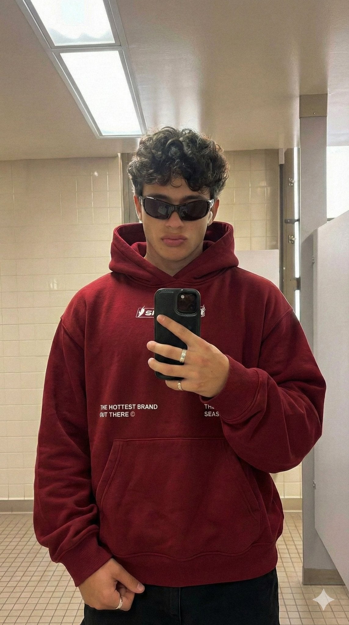 RACING HOODIE BURDEO - Spicy