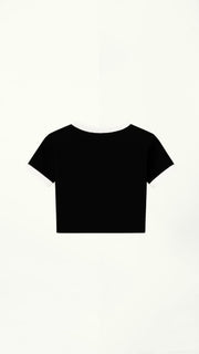 ROCKSTARS BABY TEE NEGRA - Spicy