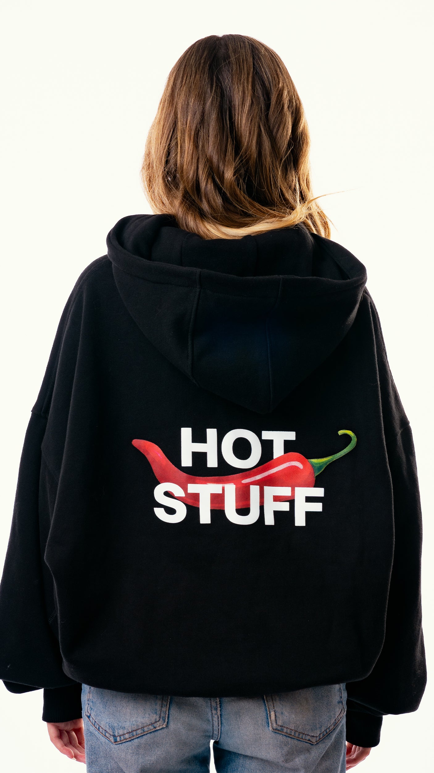 HOT STUFF HOODIE NEGRO