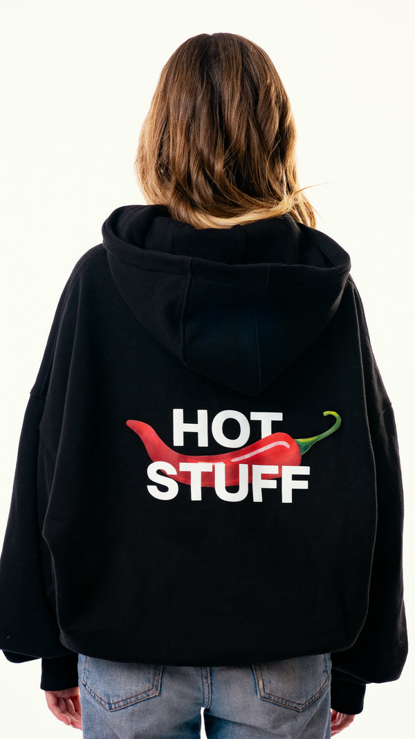 HOT STUFF HOODIE NEGRO