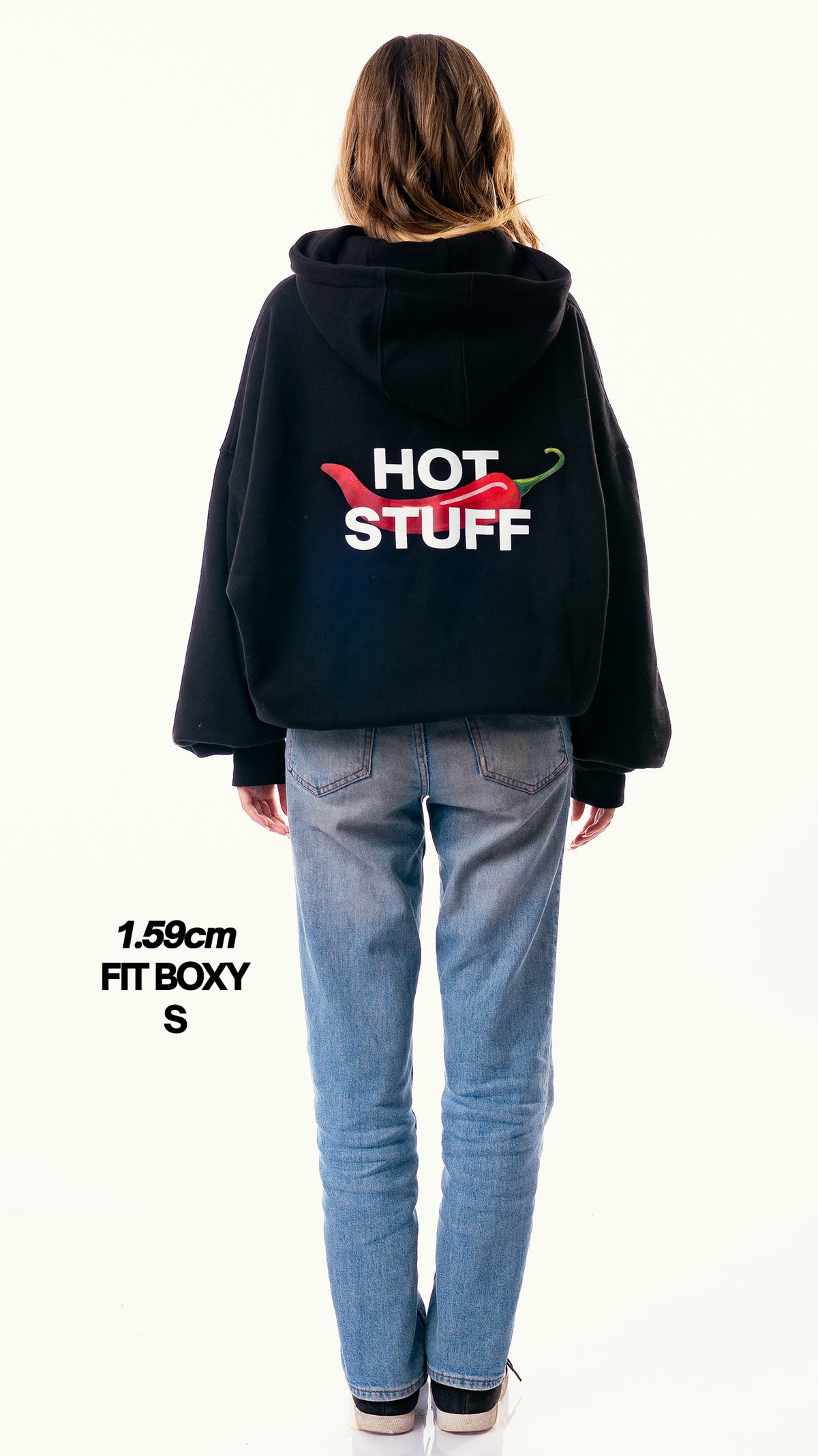 HOT STUFF HOODIE NEGRO