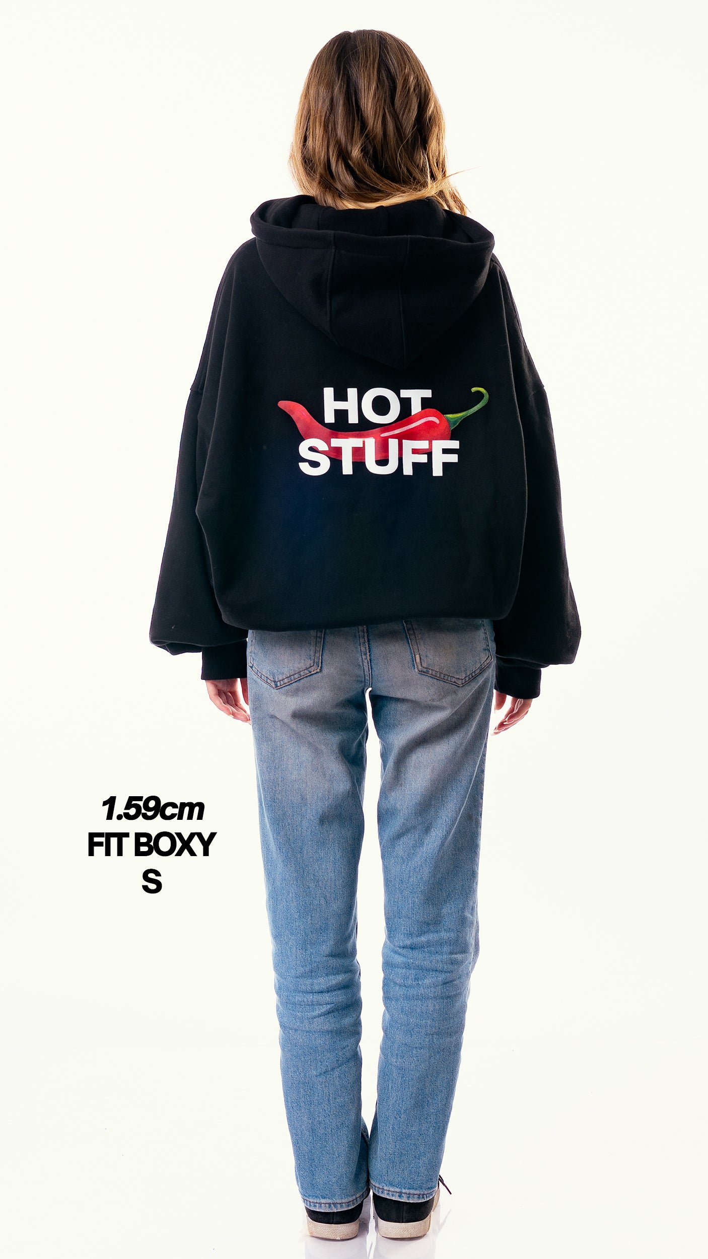 HOT STUFF HOODIE NEGRO