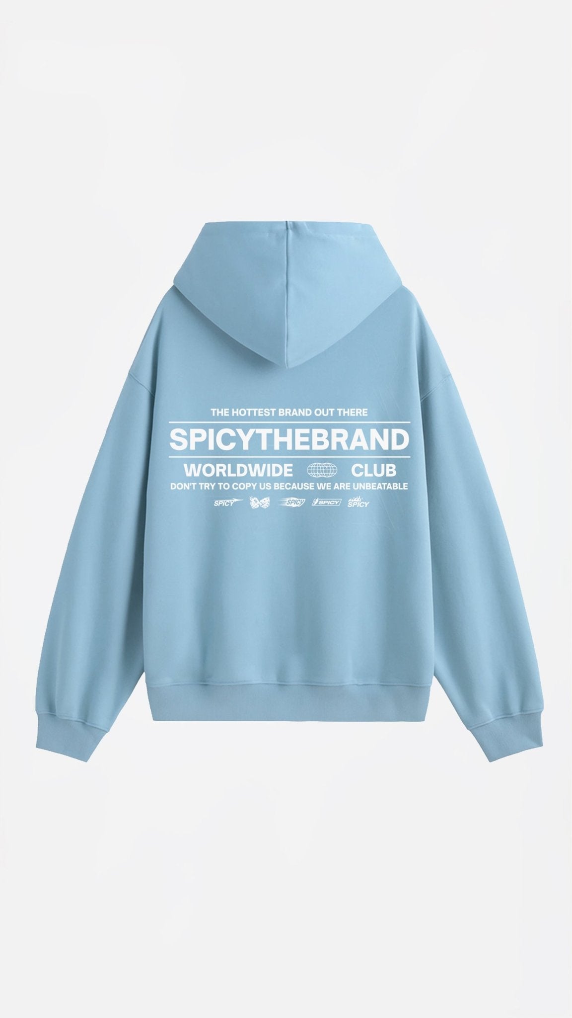 SEX IN THE SKY HOODIE BABY BLUE - Spicy