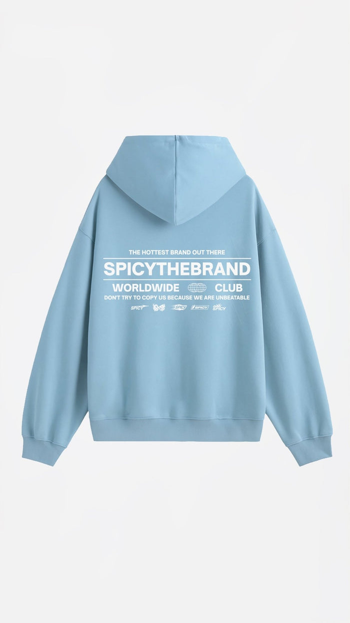 SEX IN THE SKY HOODIE BABY BLUE - Spicy