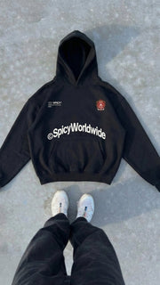 SPICY ACADEMY HOODIE NEGRO - Spicy