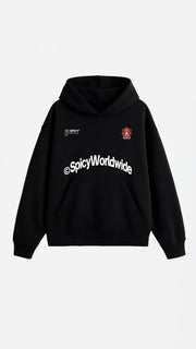 SPICY ACADEMY HOODIE NEGRO - Spicy