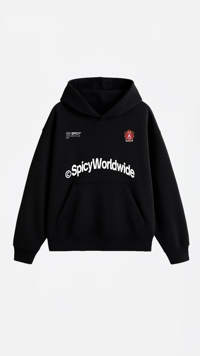 SPICY ACADEMY HOODIE NEGRO - Spicy