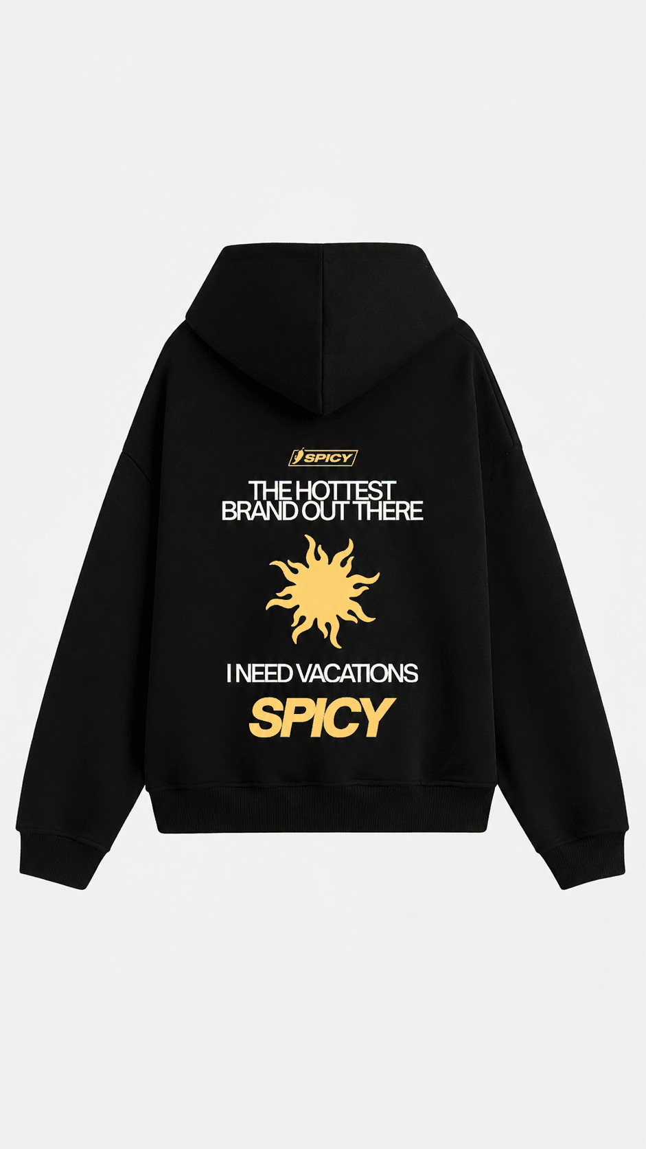 SUN HOODIE NEGRO - Spicy