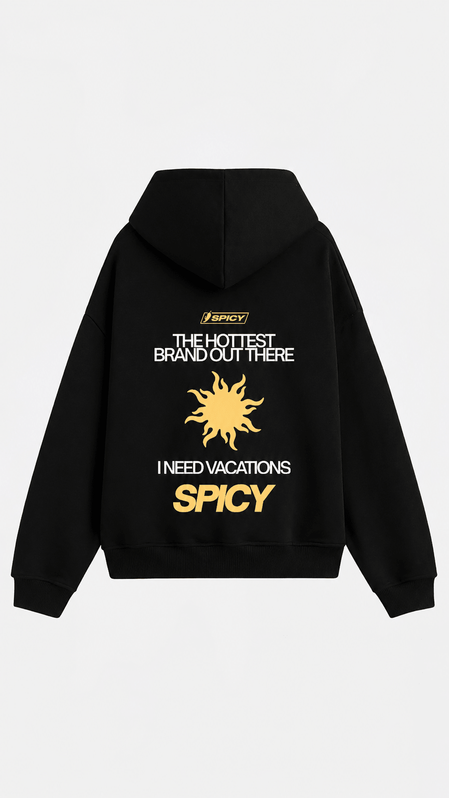 SUN HOODIE NEGRO - Spicy