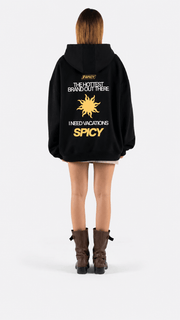 SUN HOODIE NEGRO - Spicy