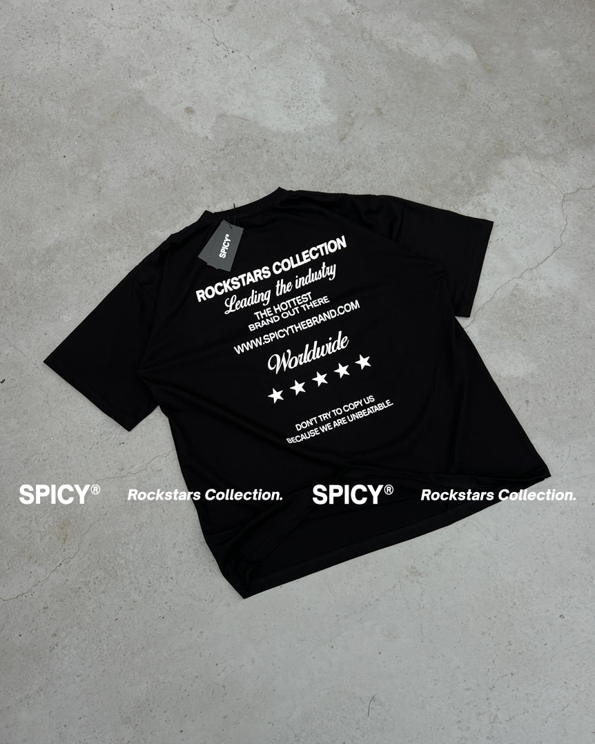 TEXT TEE NEGRA