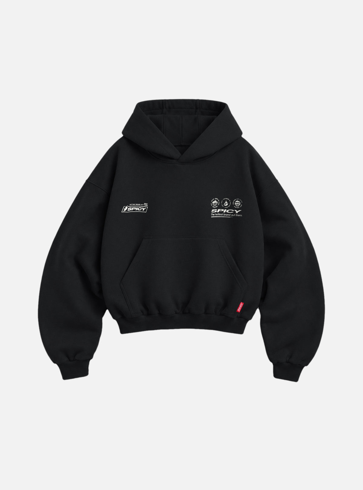 Too Hot Hoodie Negro
