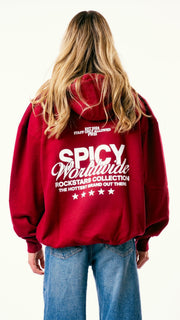 WORLDWIDE HOODIE BURDEO - Spicy