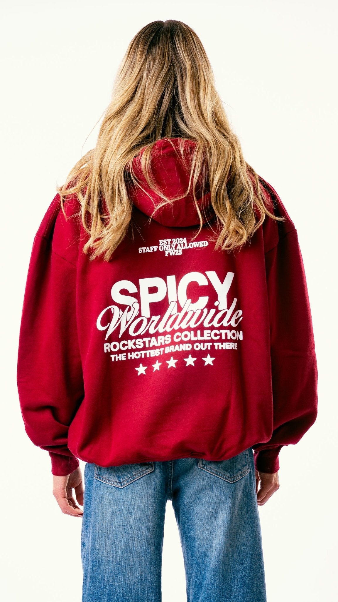 WORLDWIDE HOODIE BURDEO - Spicy