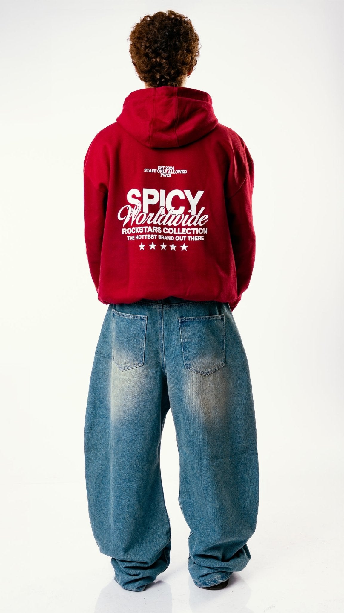 WORLDWIDE HOODIE BURDEO - Spicy